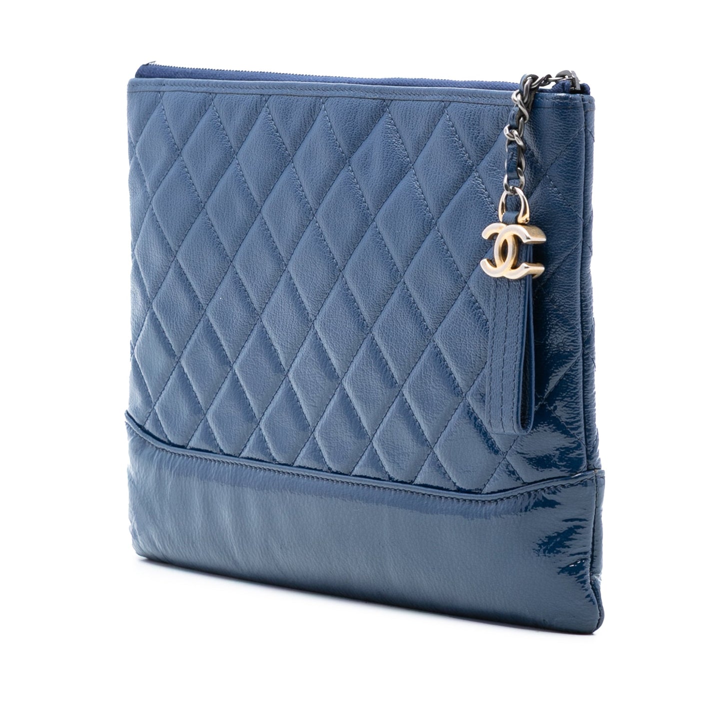 Chanel Medium Aged Calfskin Gabrielle O Case Clutch