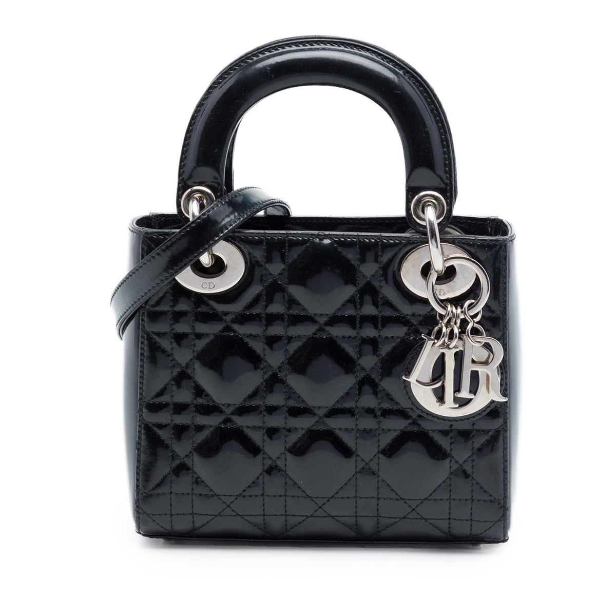 Dior Mini Patent Cannage Lady Dior