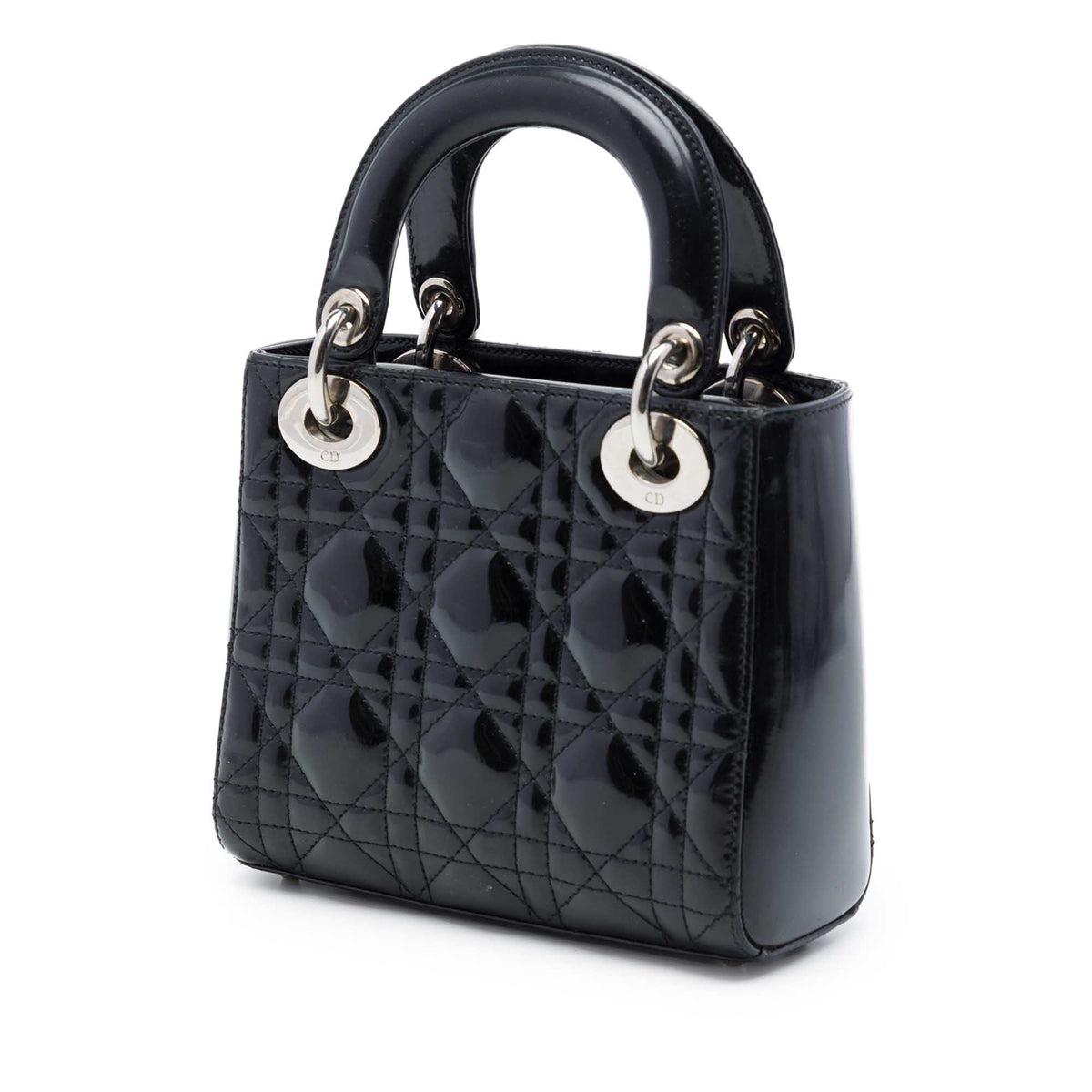 Dior Mini Patent Cannage Lady Dior