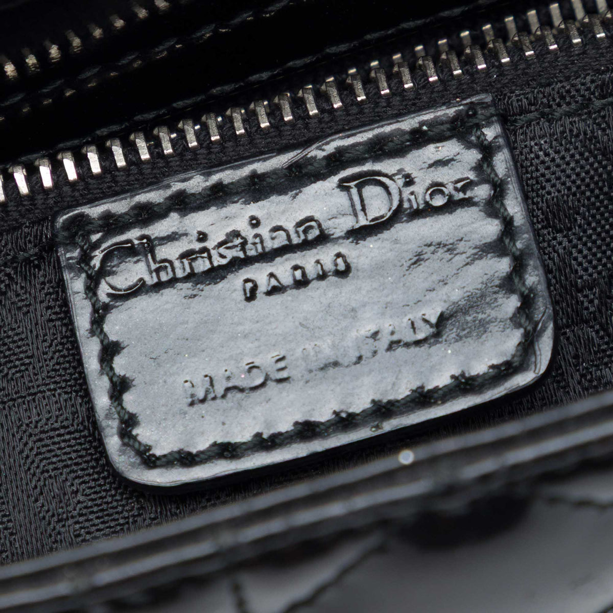 Dior Mini Patent Cannage Lady Dior