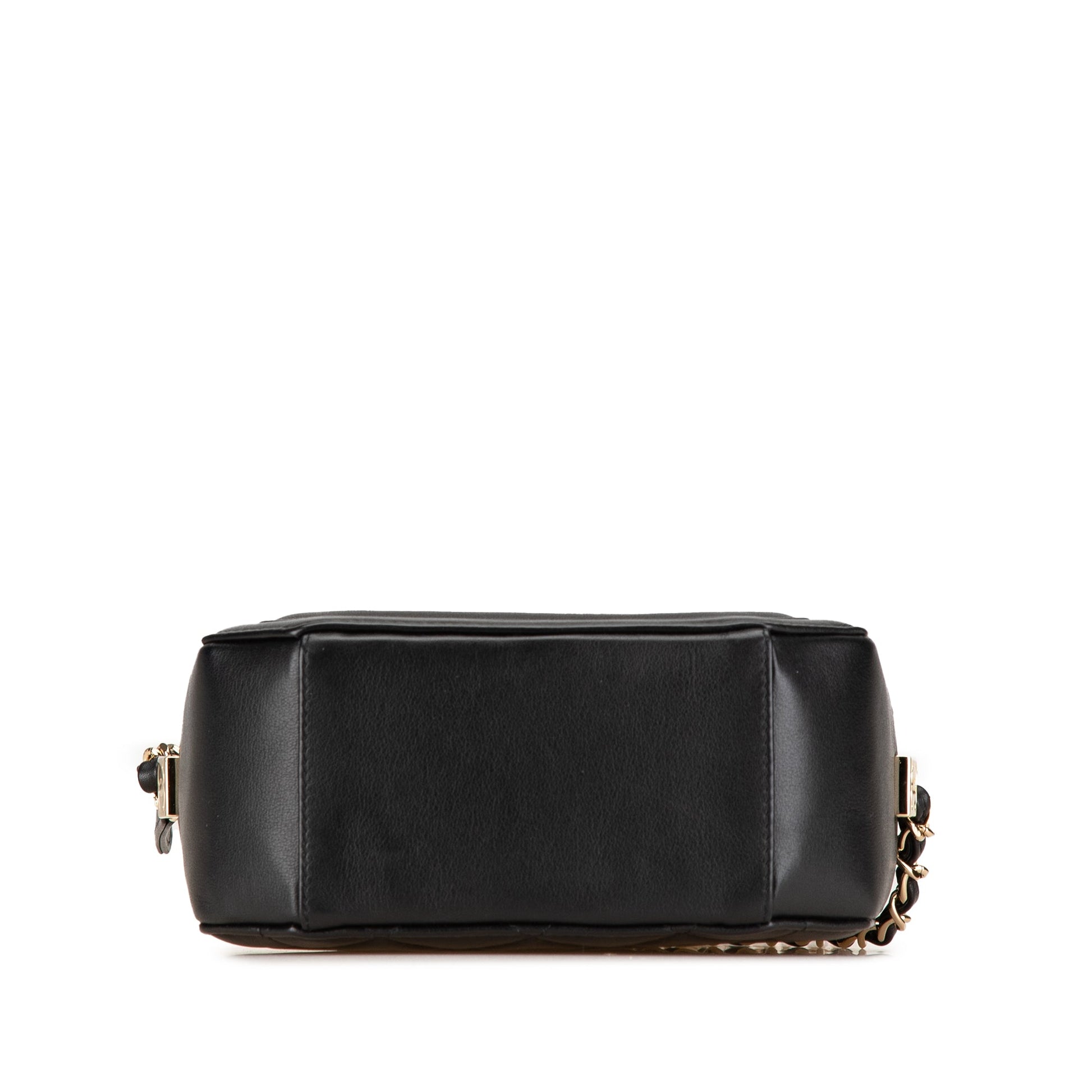Chanel CC Quilted Lambskin Octagon Camera Case