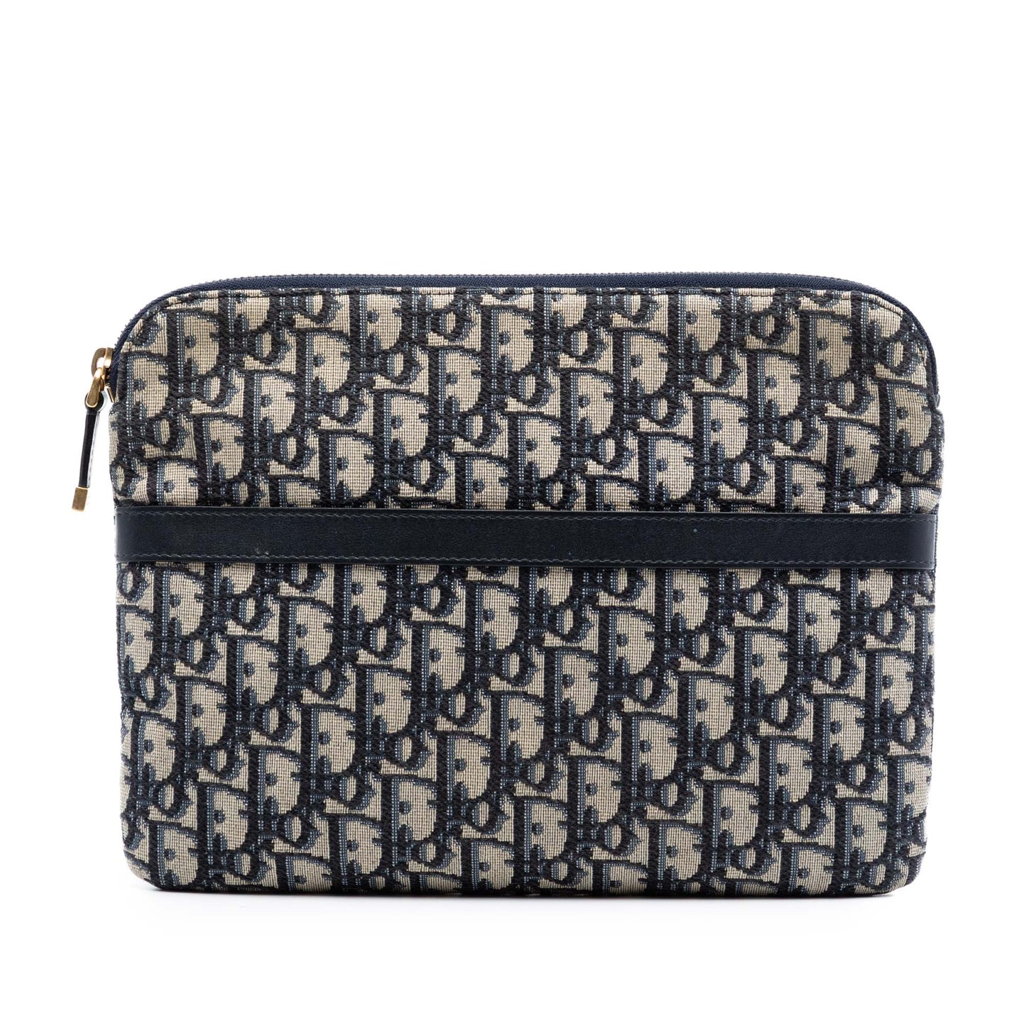 Oblique Canvas Clutch