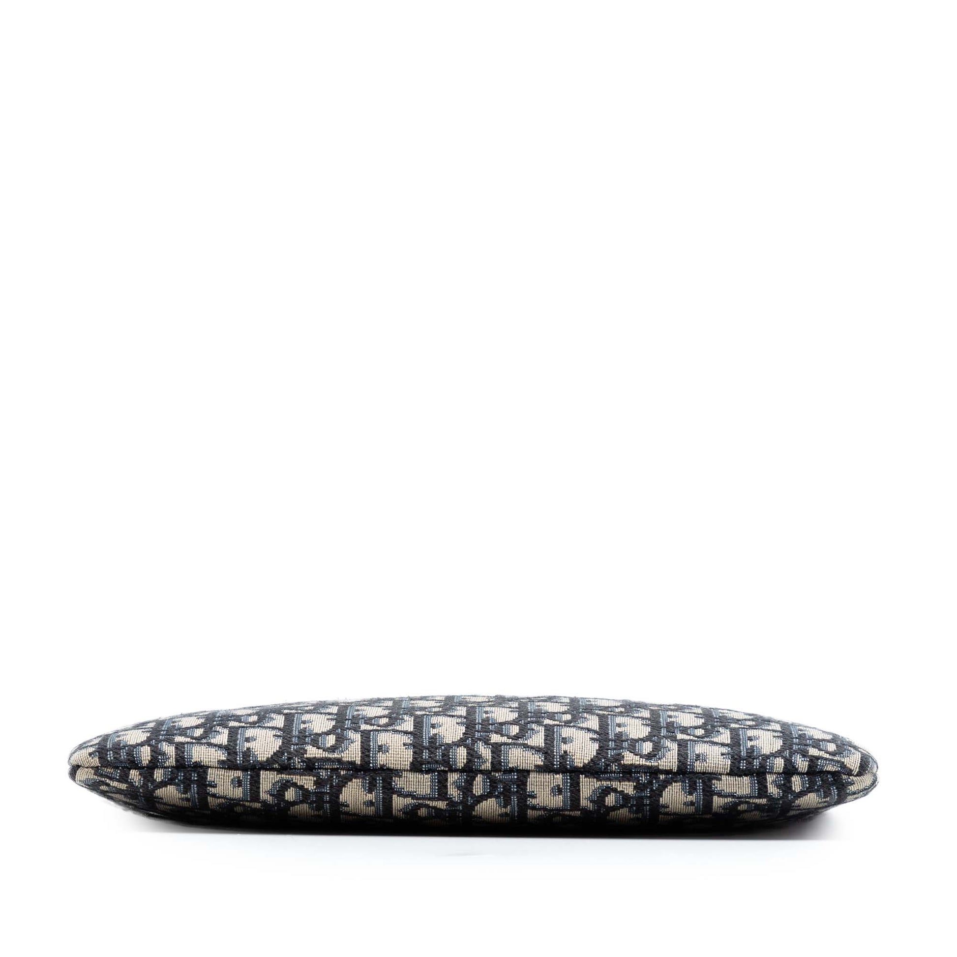 Oblique Canvas Clutch
