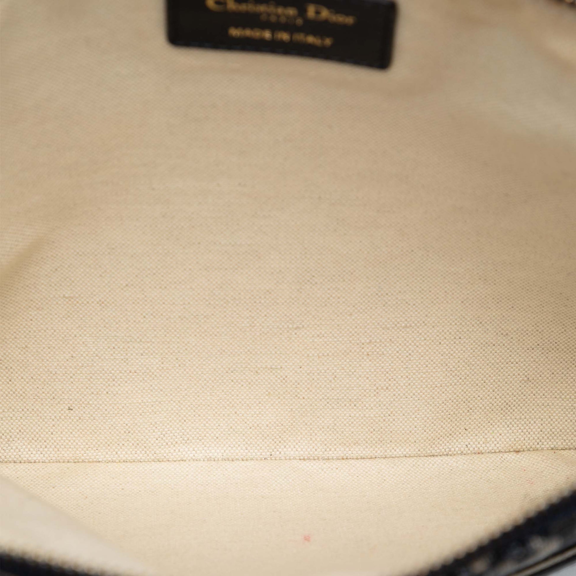 Oblique Canvas Clutch