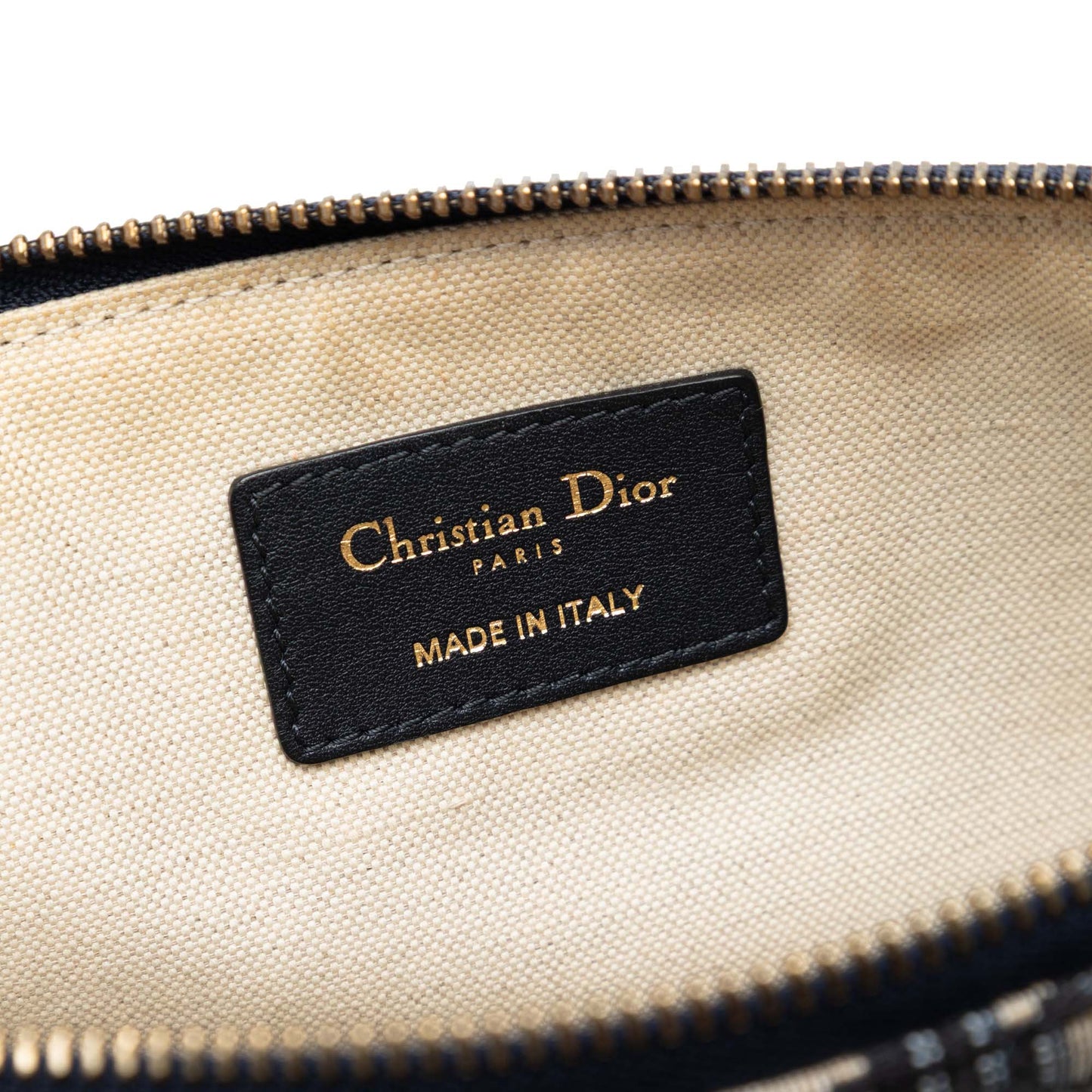 Oblique Canvas Clutch