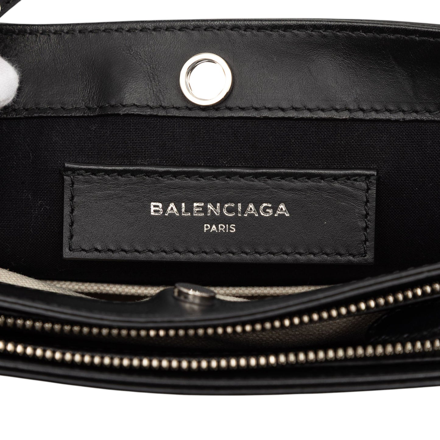 Balenciaga Canvas Navy Pochette Crossbody