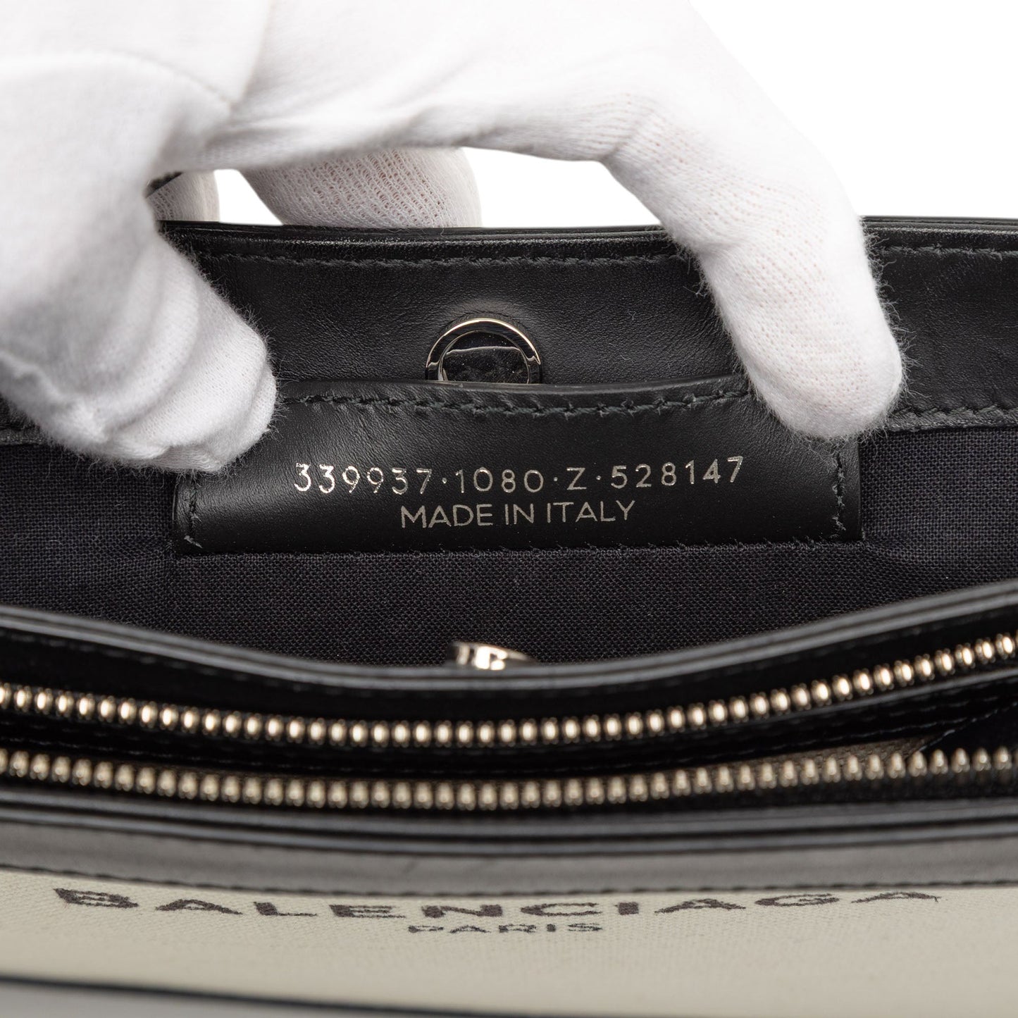 Balenciaga Canvas Navy Pochette Crossbody