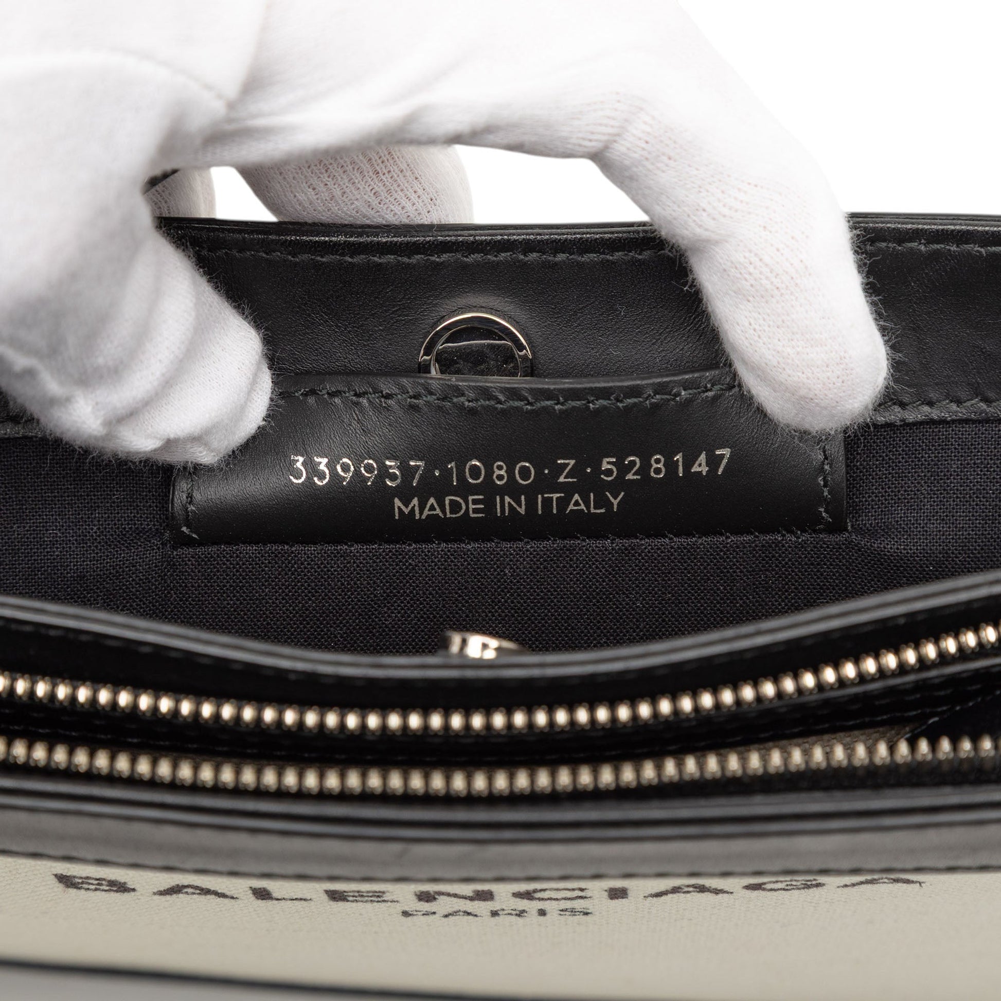 Balenciaga Canvas Navy Pochette Crossbody
