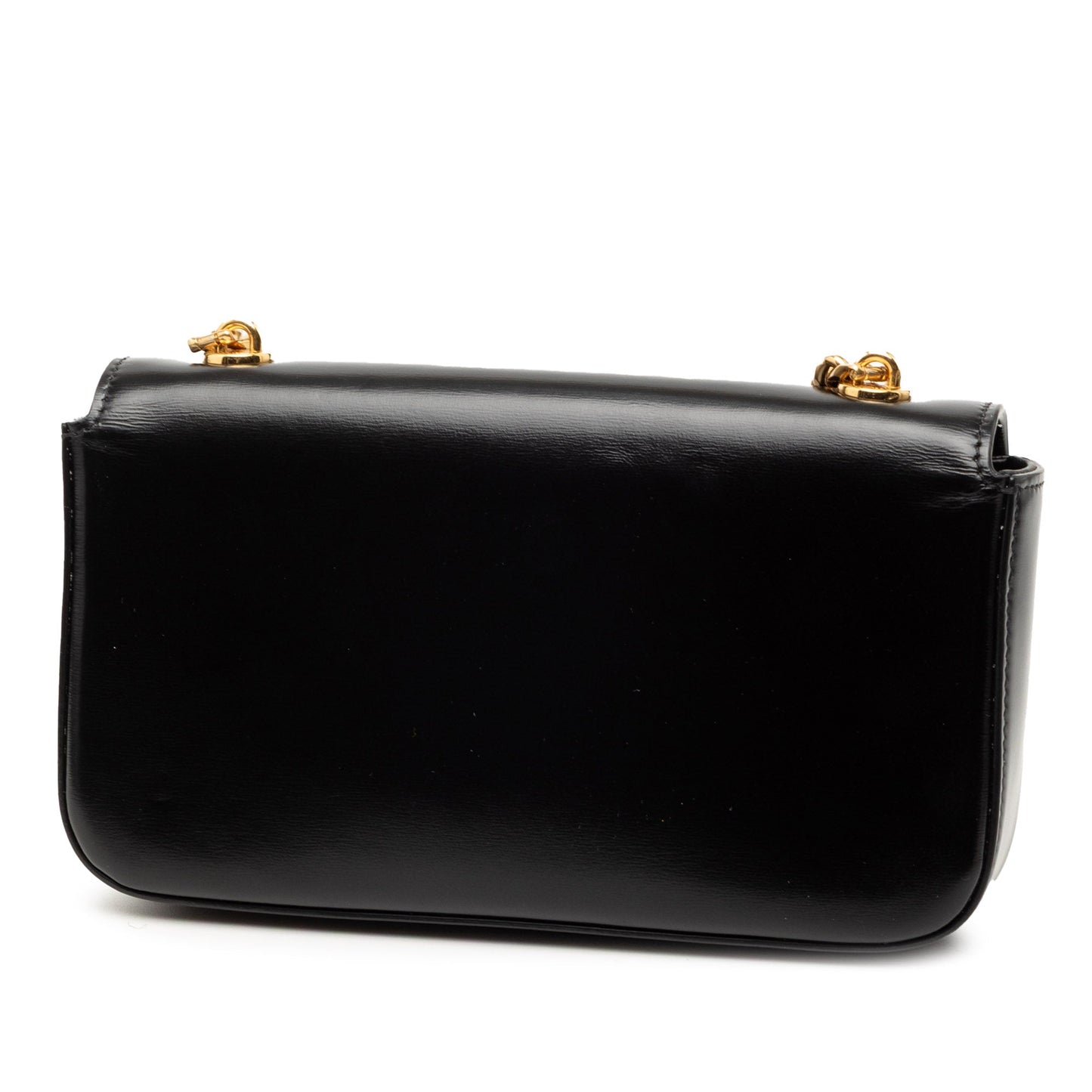 Celine Shiny Calfskin Claude Chain Shoulder Bag