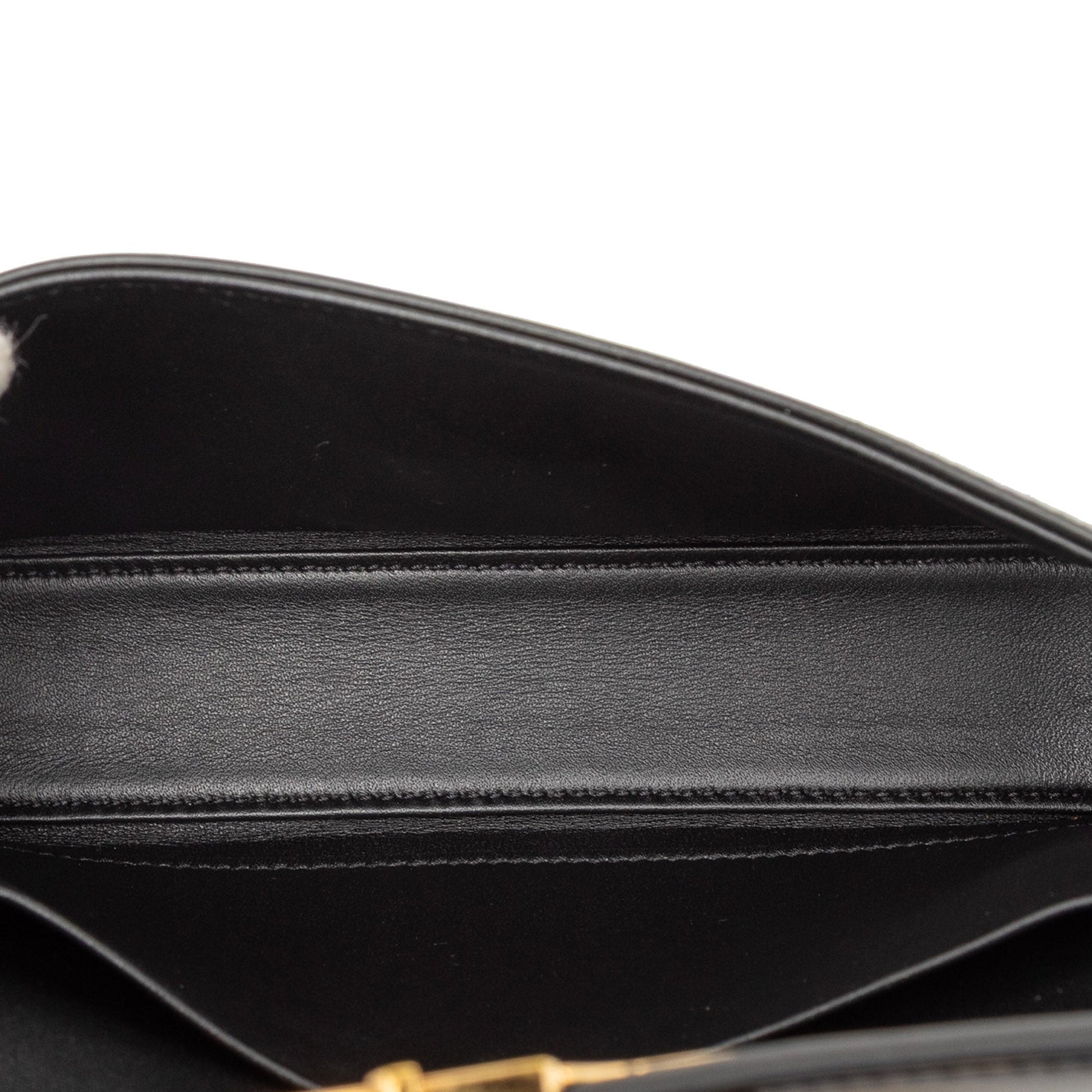 Celine Shiny Calfskin Claude Chain Shoulder Bag