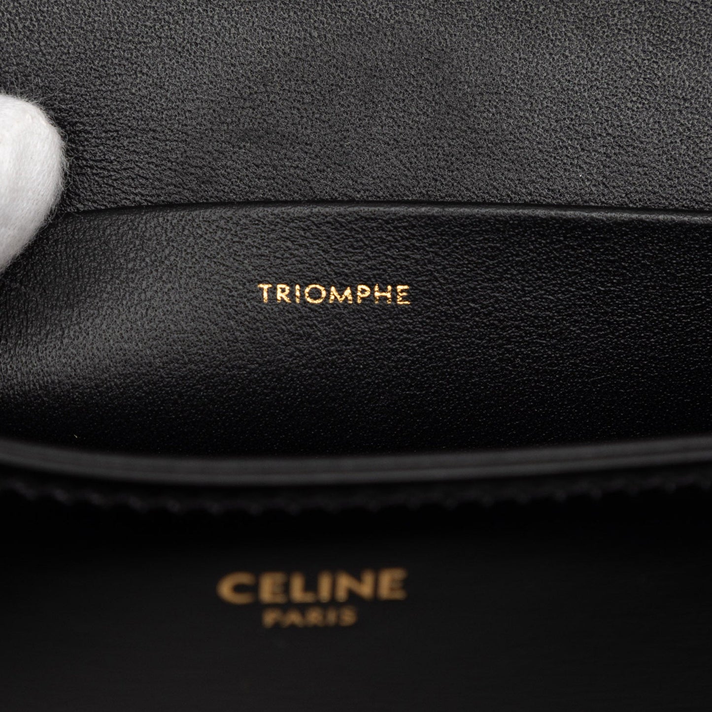 Celine Shiny Calfskin Claude Chain Shoulder Bag