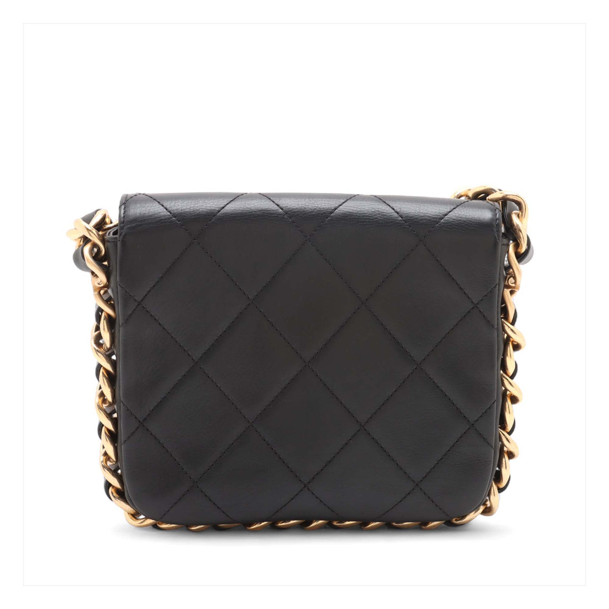 Chanel Small Quilted Calfskin Framing Chain Flap
