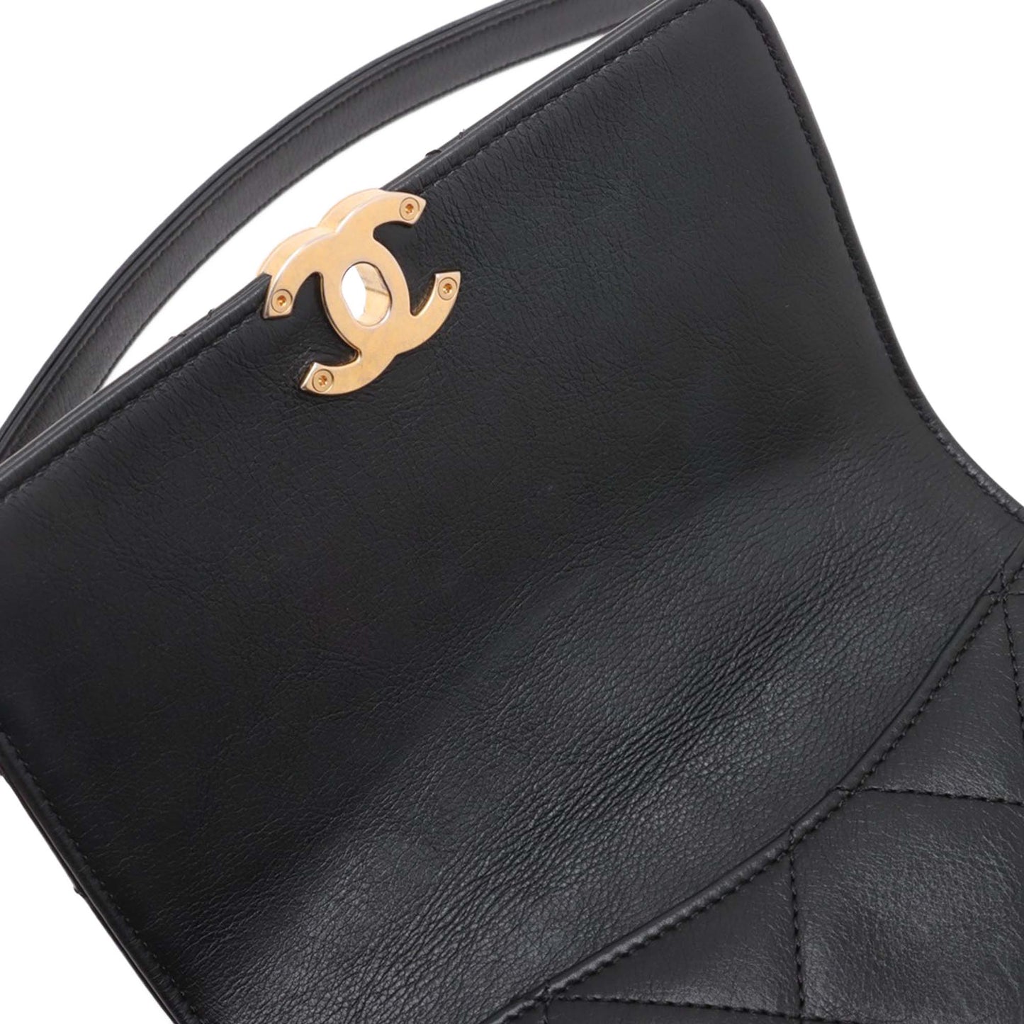 Chanel Small Quilted Calfskin Framing Chain Flap