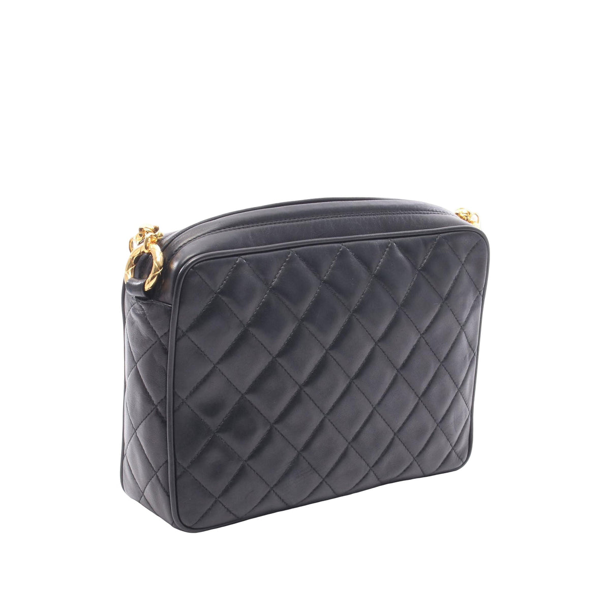 Chanel Medium CC Quilted Lambskin Tassel Camera Bag