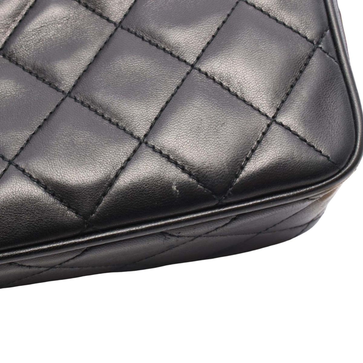 Chanel Medium CC Quilted Lambskin Tassel Camera Bag