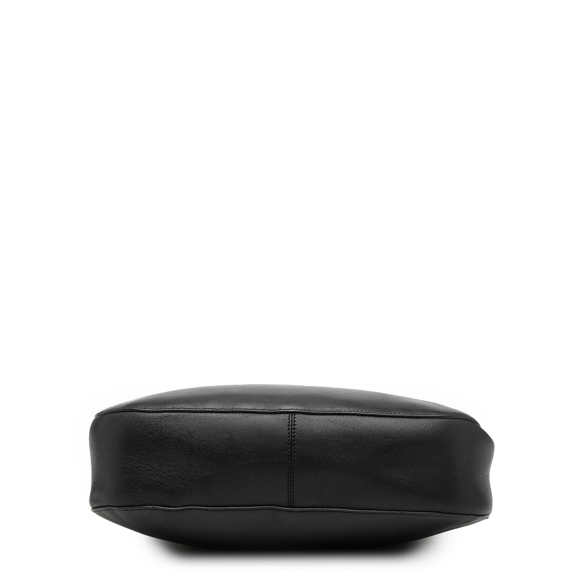 Leather Gancini Shoulder Bag