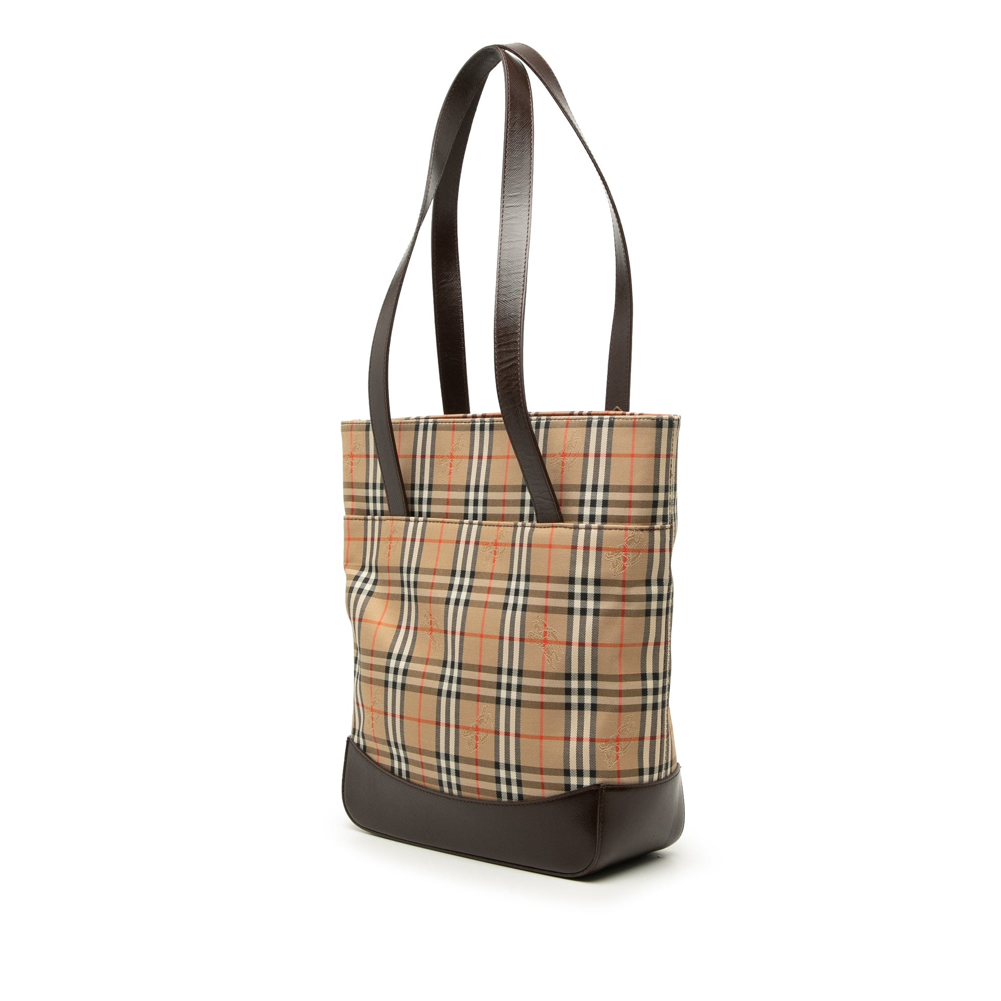 Burberry Haymarket Check Canvas Tote