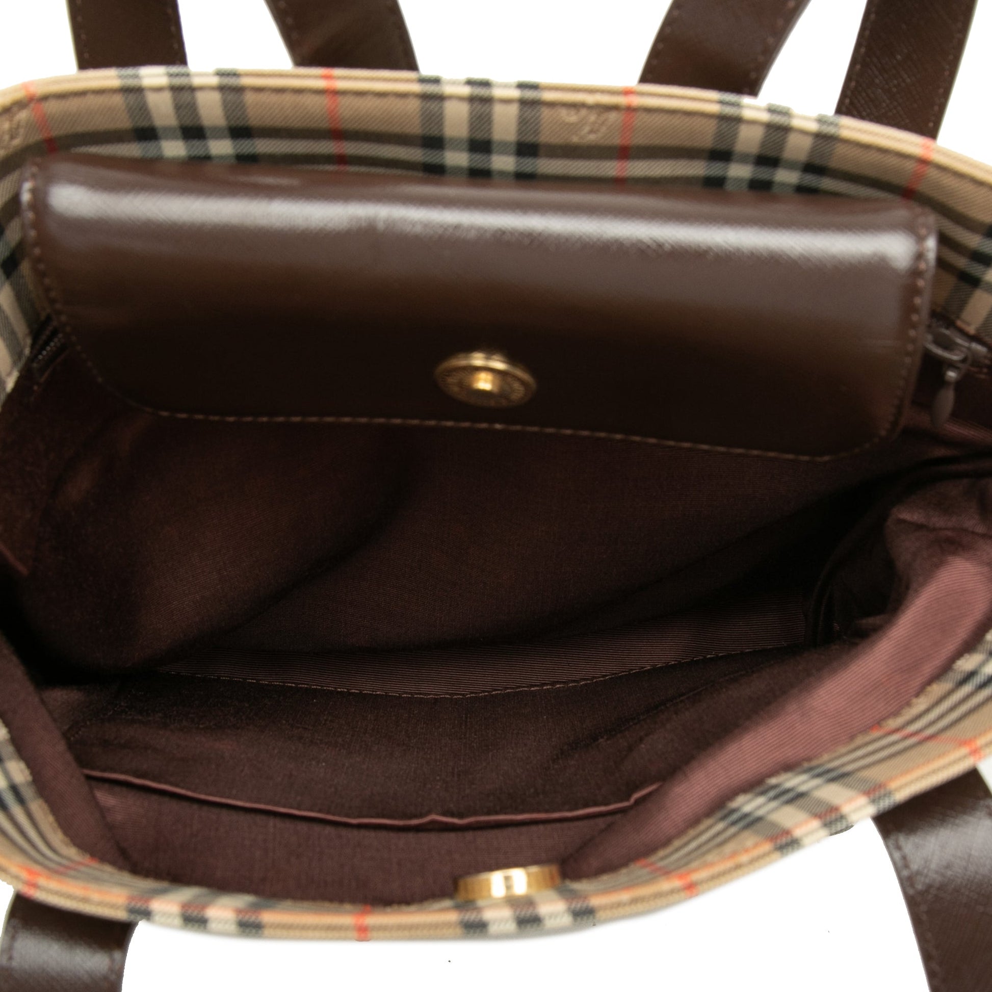 Burberry Haymarket Check Canvas Tote