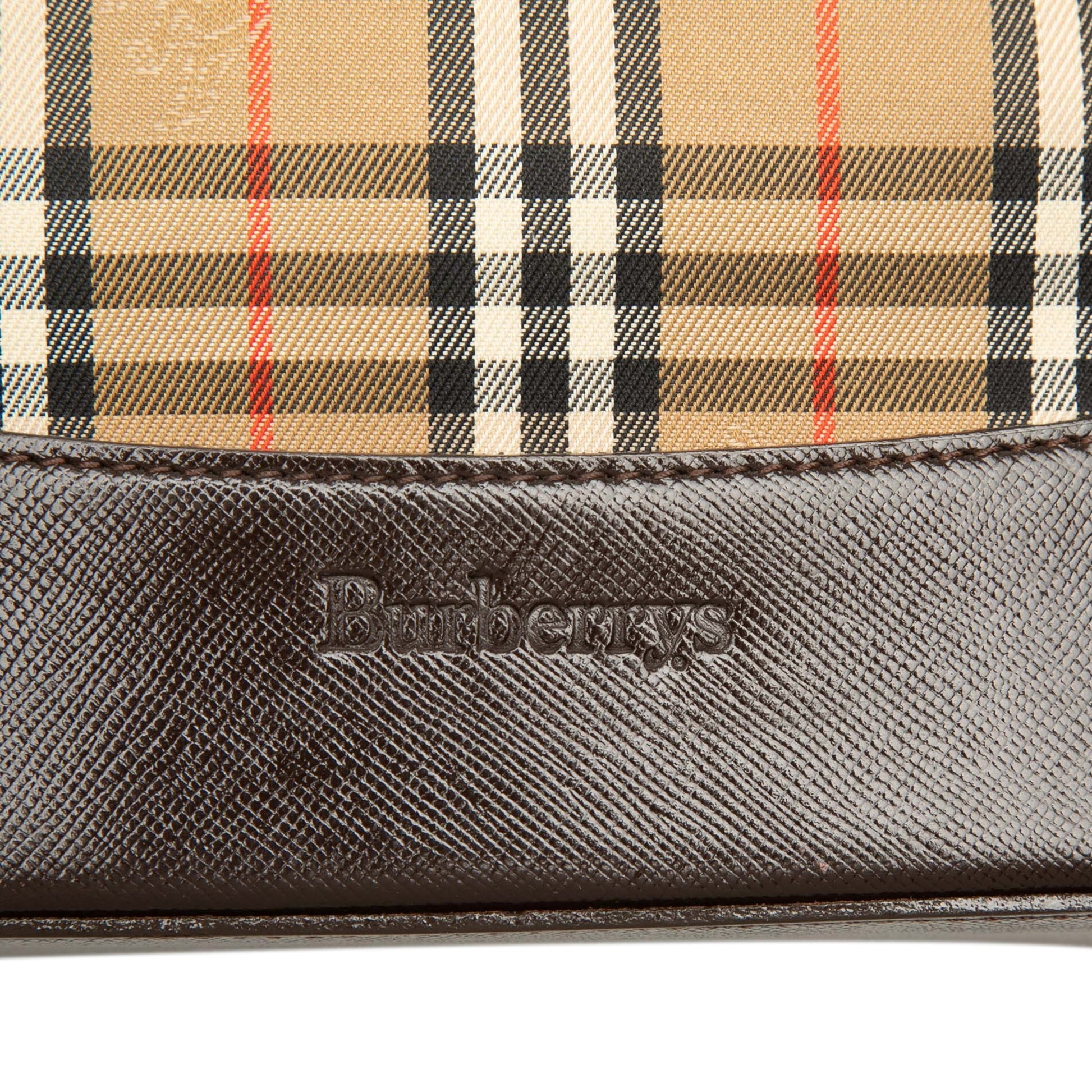 Burberry Haymarket Check Canvas Tote
