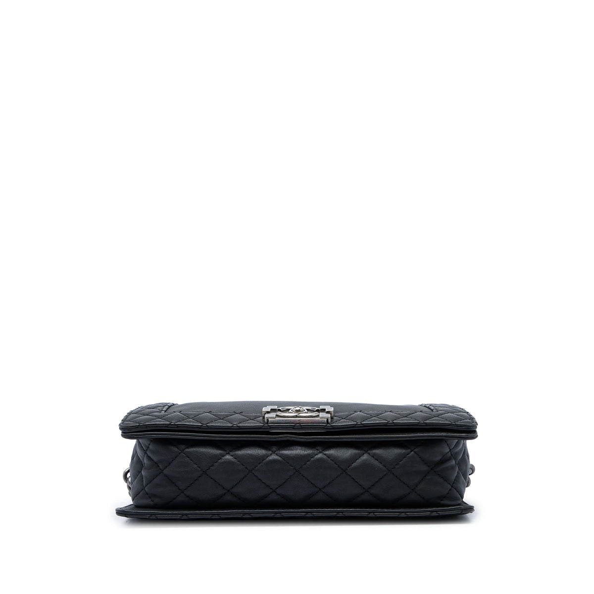 Chanel Medium Lambskin Boy Reverso Flap — Black