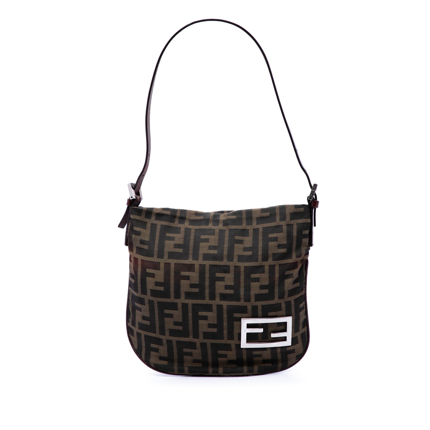 Fendi Zucca Canvas Shoulder Bag