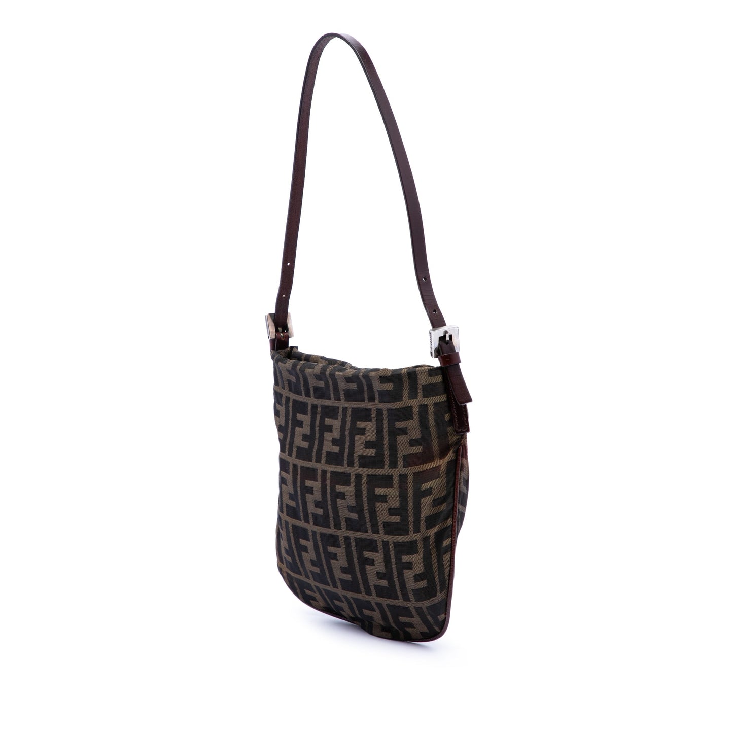 Fendi Zucca Canvas Shoulder Bag