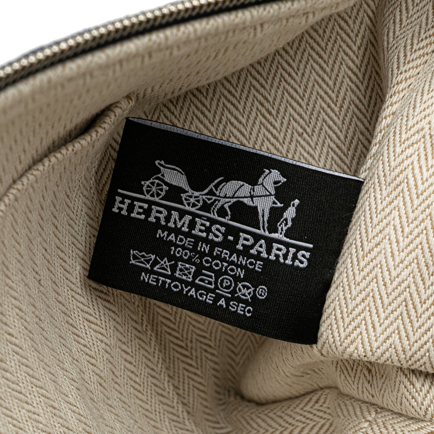 Hermès Small Toile Bride A Brac Case