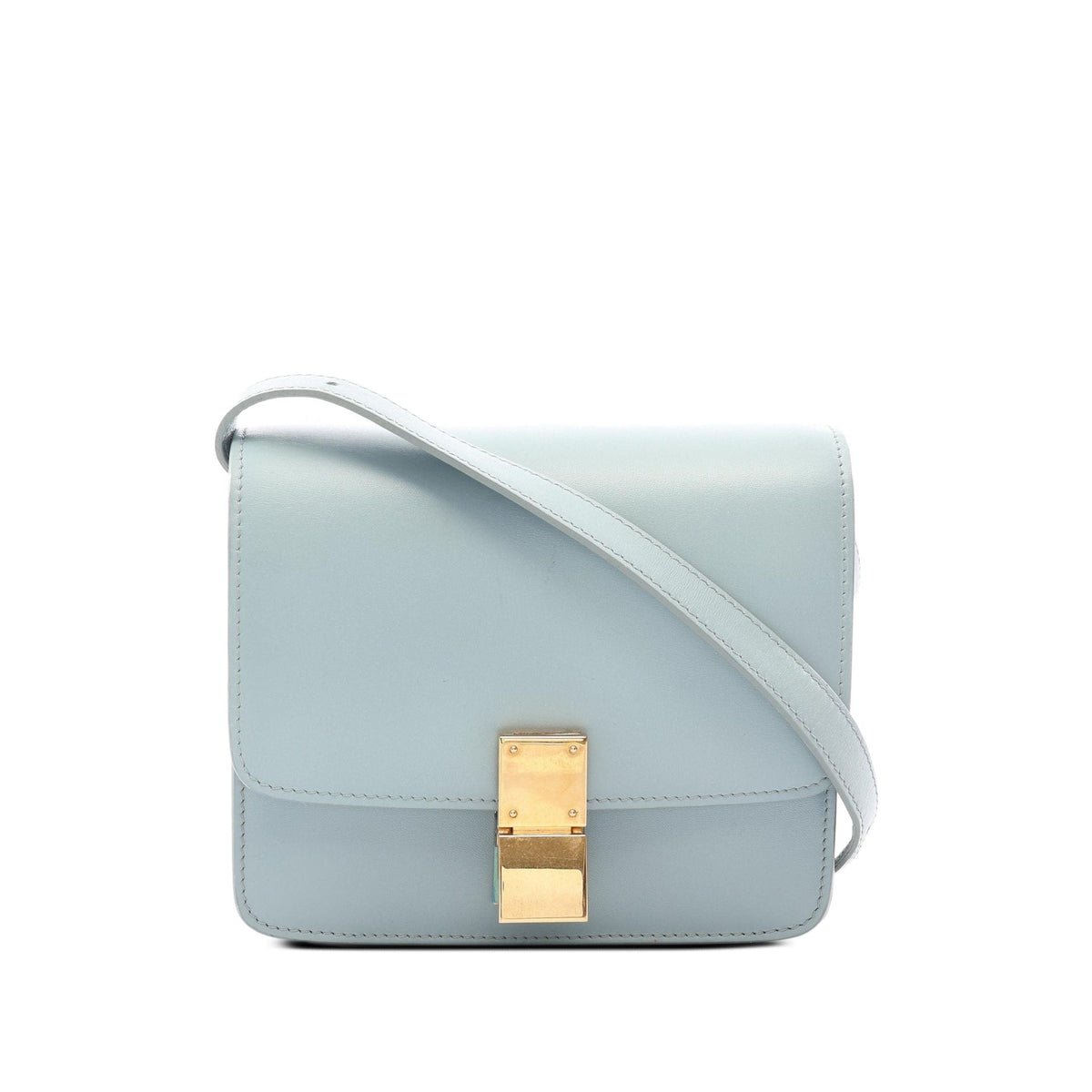 Celine Small Calfskin Classic Box — Blue