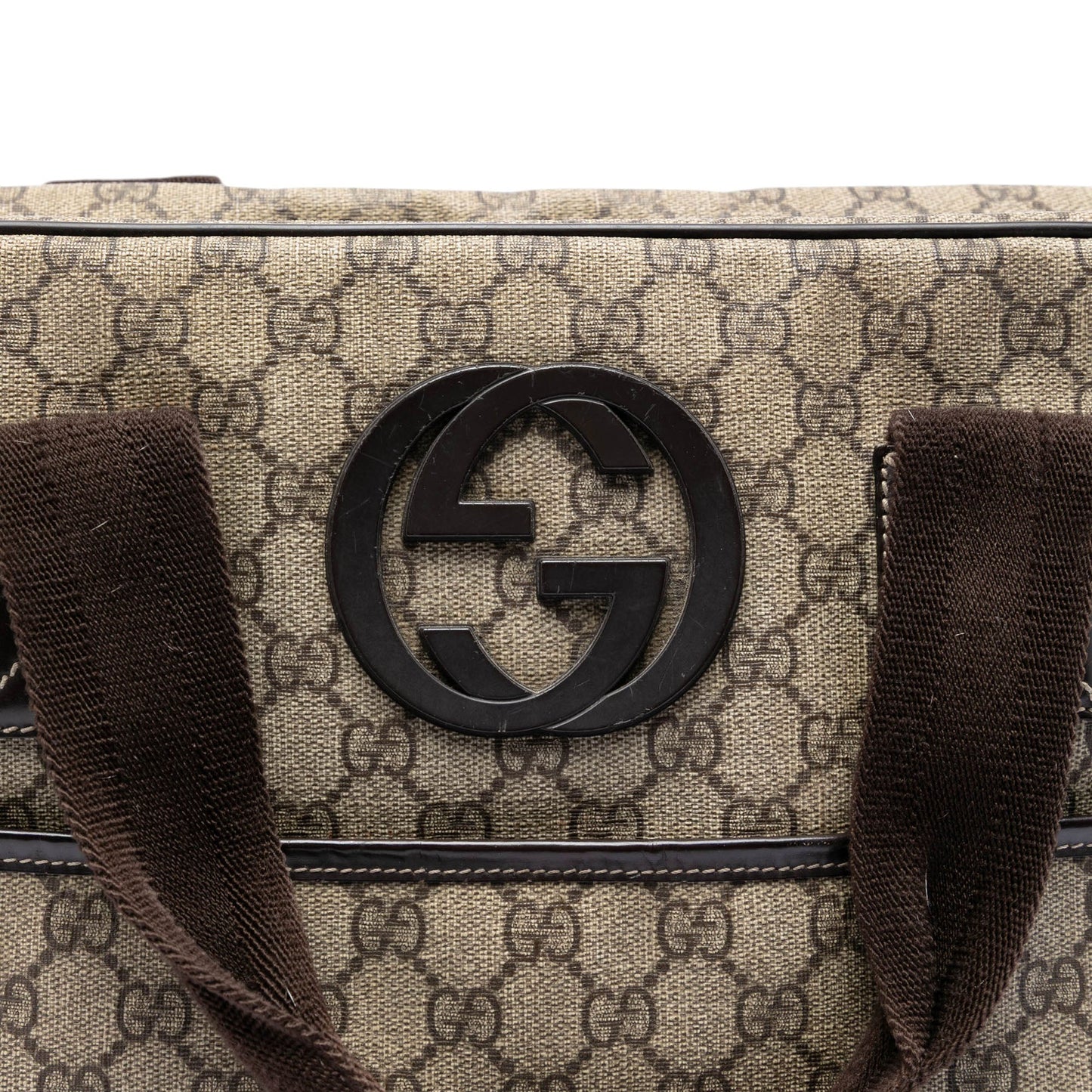 Gucci GG Supreme Interlocking G Briefcase