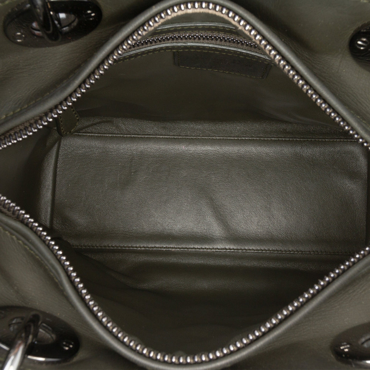 Dior Medium Lambskin Cannage Lady Dior — Brown