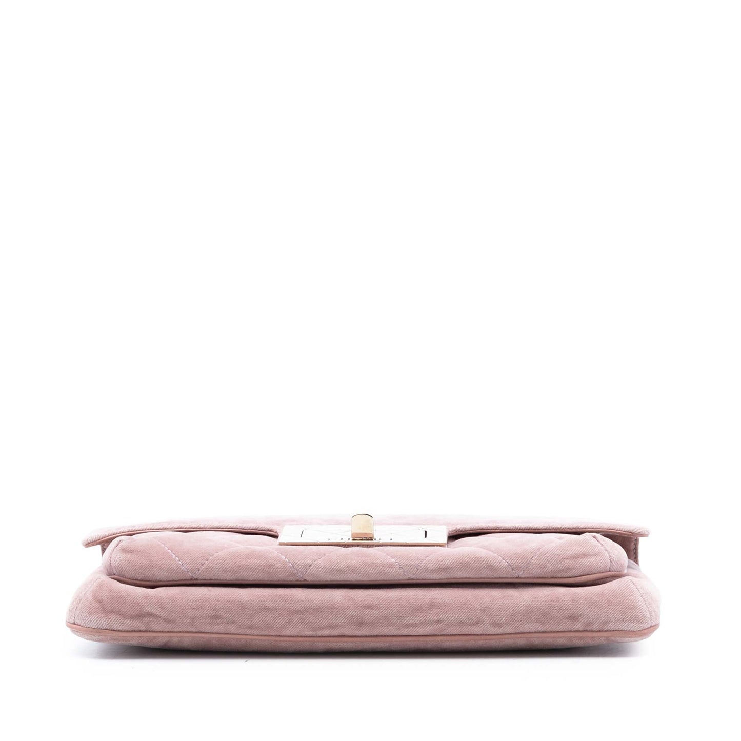 Chanel Quilted Velvet Giant Mademoiselle Turnlock Shoulder Bag