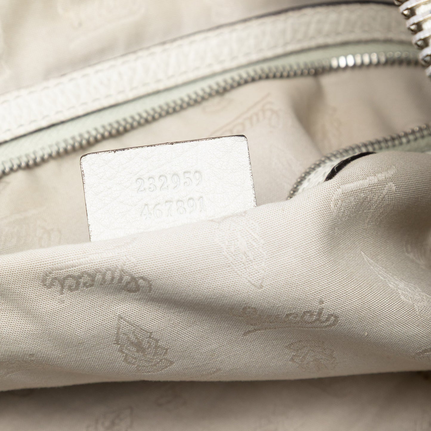 Gucci Medium GG Canvas Bamboo Bar Tote