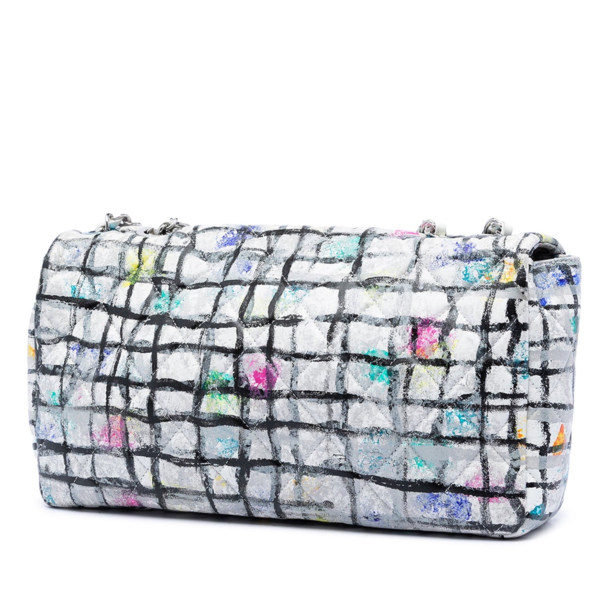 Chanel Medium Calfskin Hand Painted Graffiti Flap