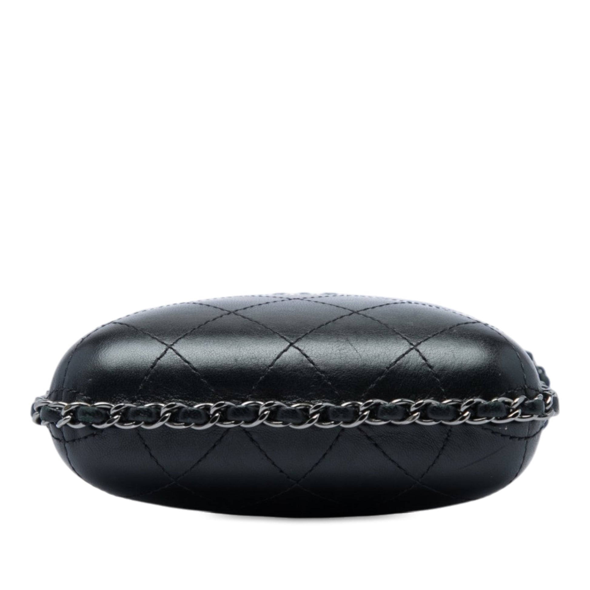 Chanel CC Quilted Lambskin Chain Around Phone Holder