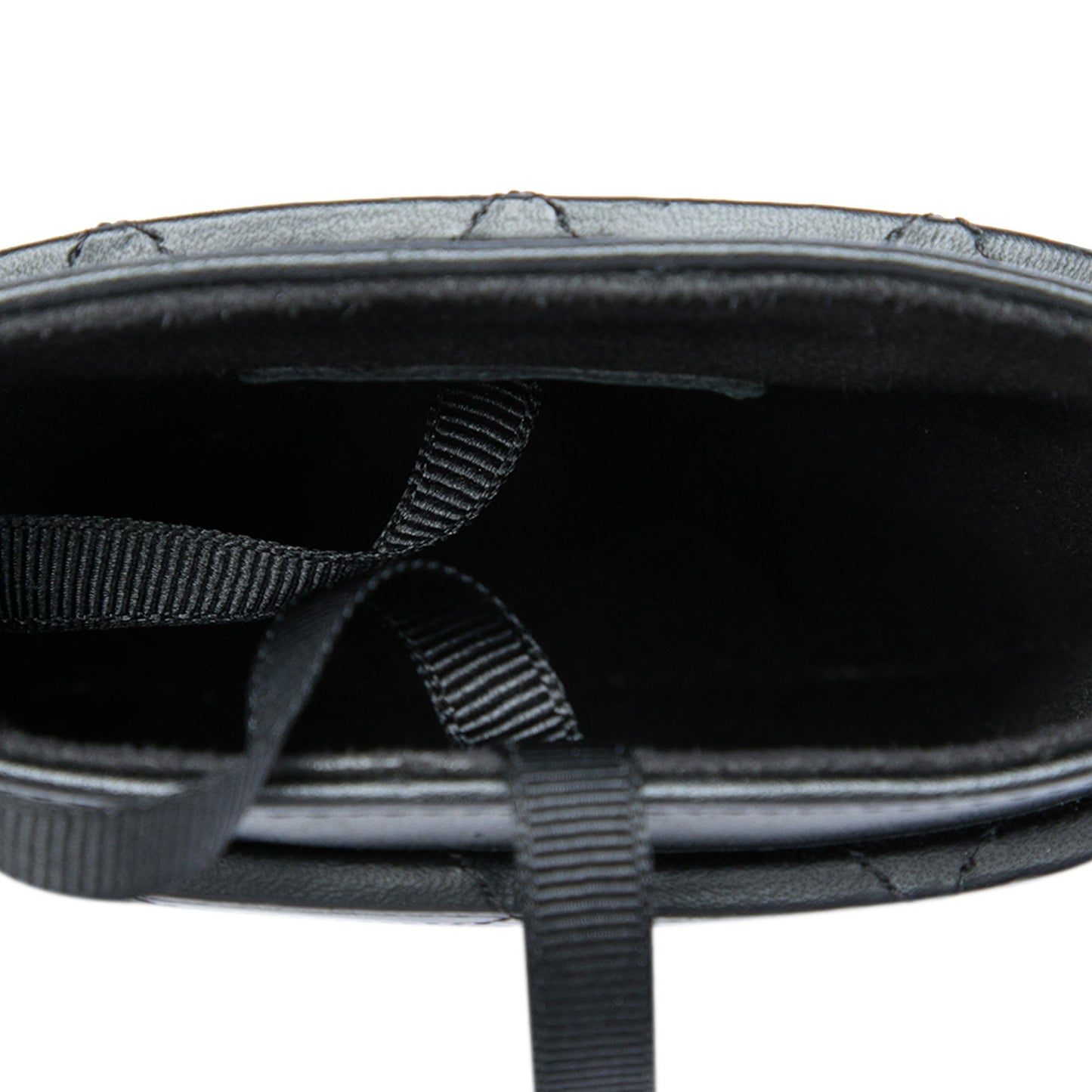 Chanel CC Quilted Lambskin Chain Around Phone Holder