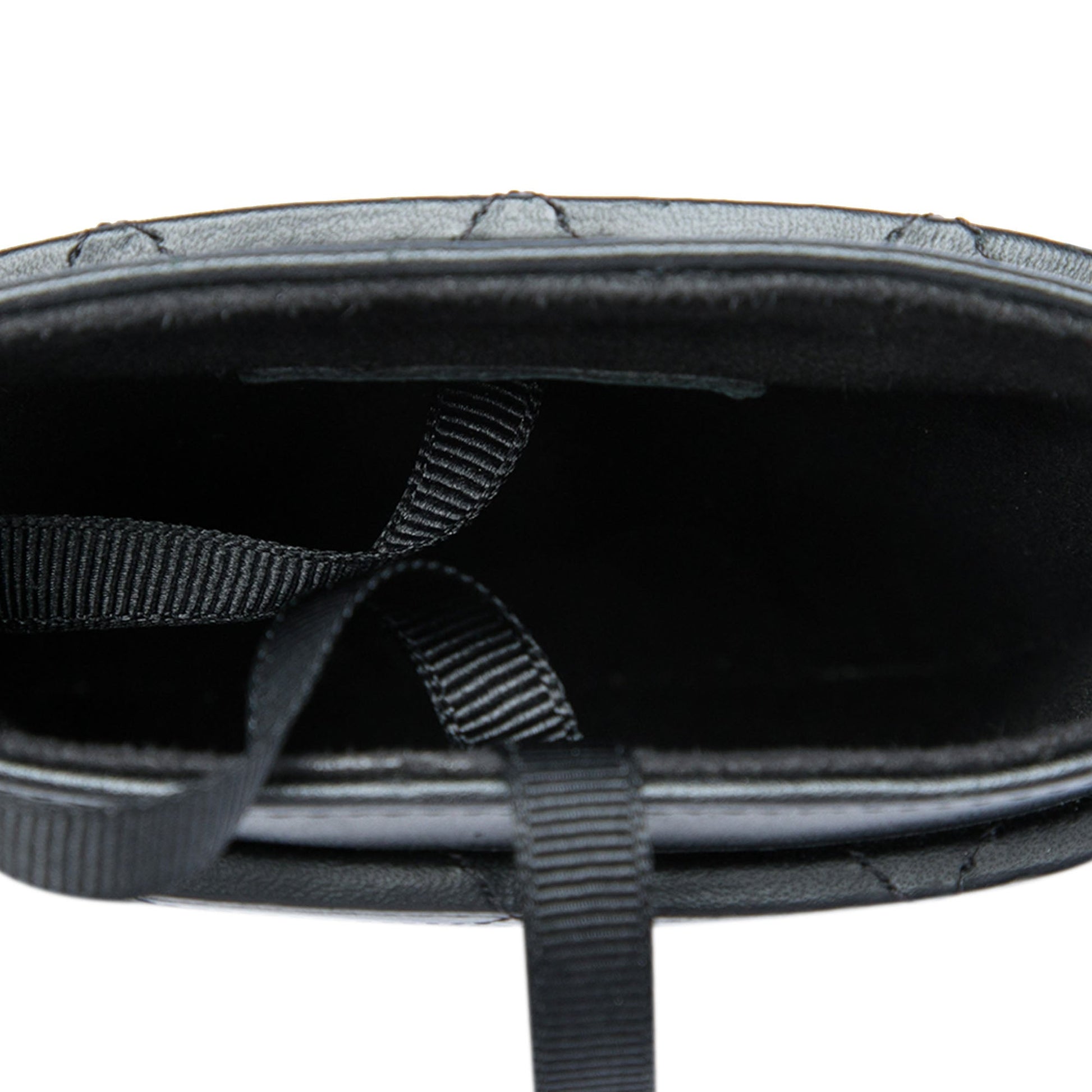 Chanel CC Quilted Lambskin Chain Around Phone Holder
