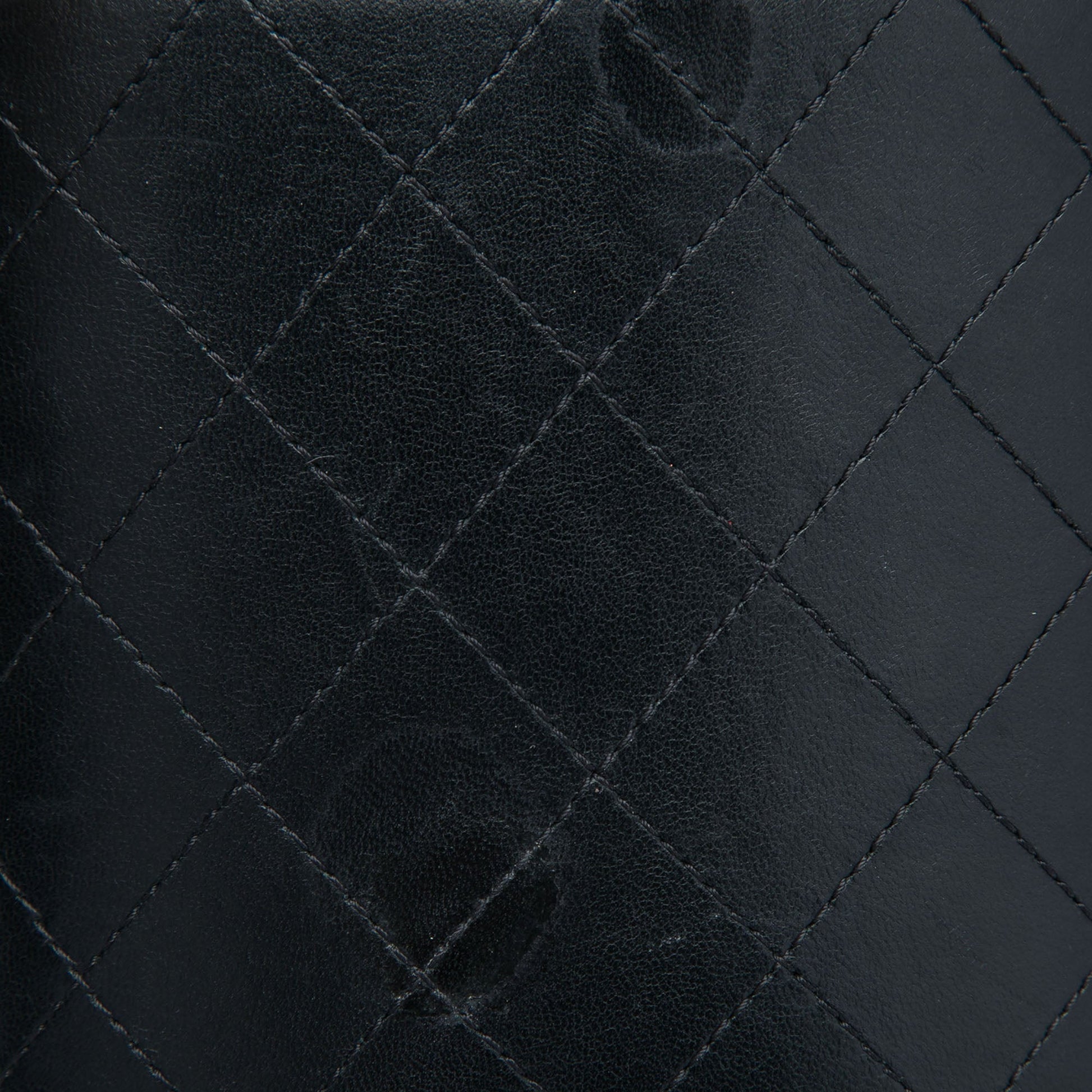 Chanel CC Quilted Lambskin Chain Around Phone Holder