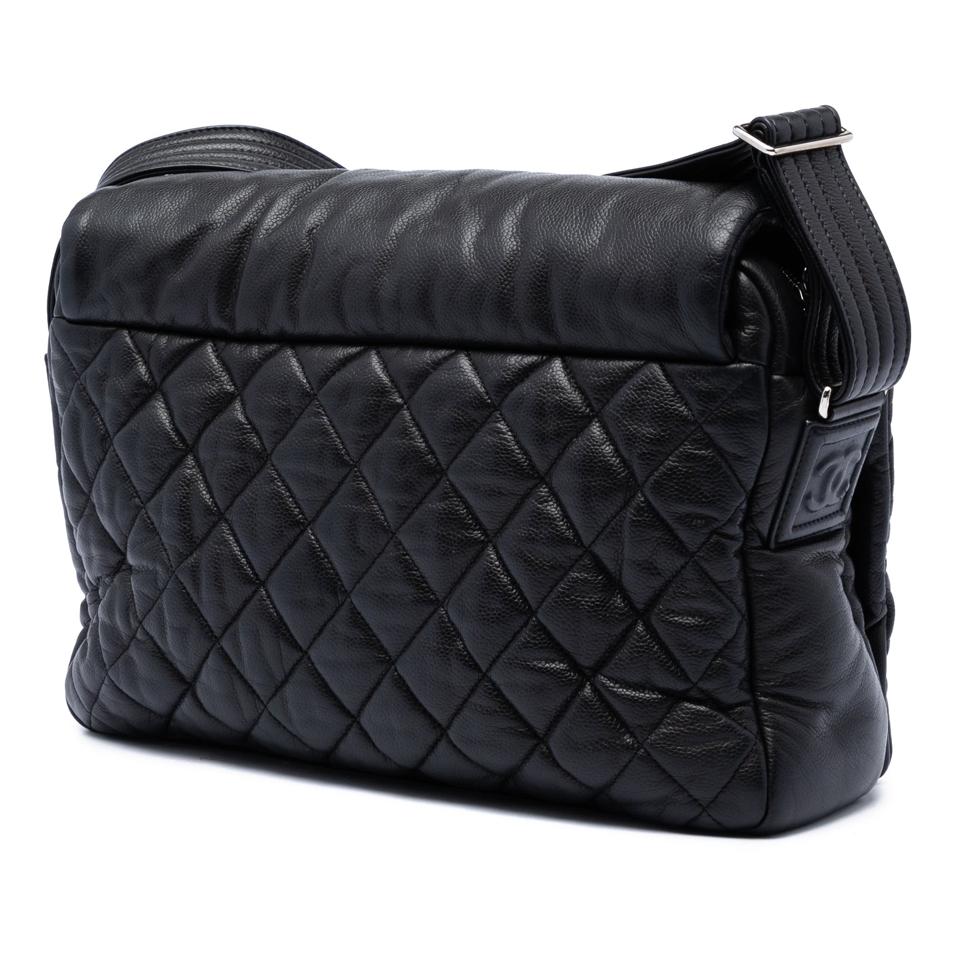 Chanel Large Quilted Caviar Coco Cocoon Messenger Bag