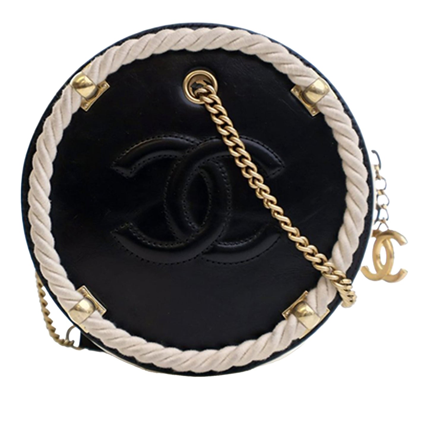 Chanel Crumpled Calfskin En Vogue Round Bag