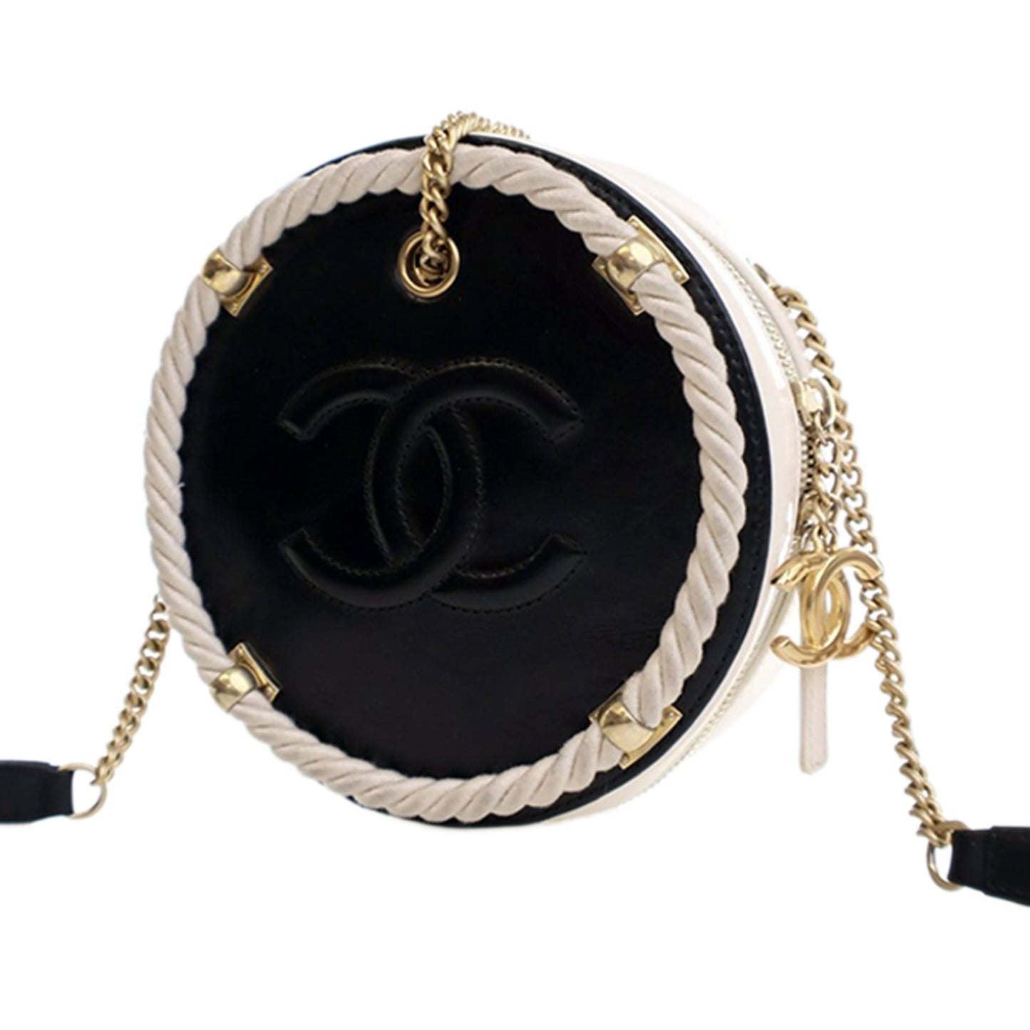 Chanel Crumpled Calfskin En Vogue Round Bag