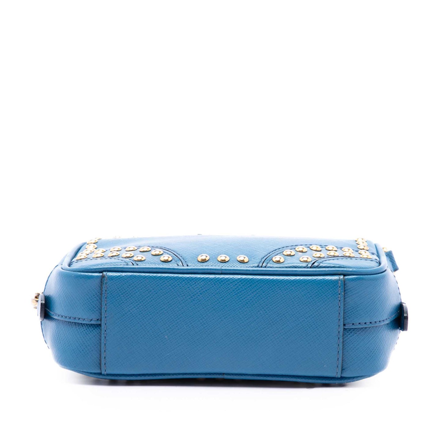 Prada Studded Saffiano Camera Bag