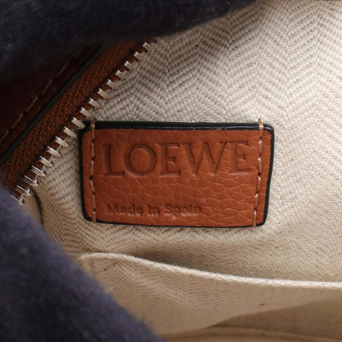 LOEWE XS Soft Grained Calfskin Military Messenger Bag