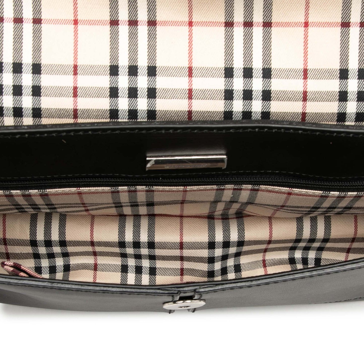 Burberry Leather Flap Shoulder Bag