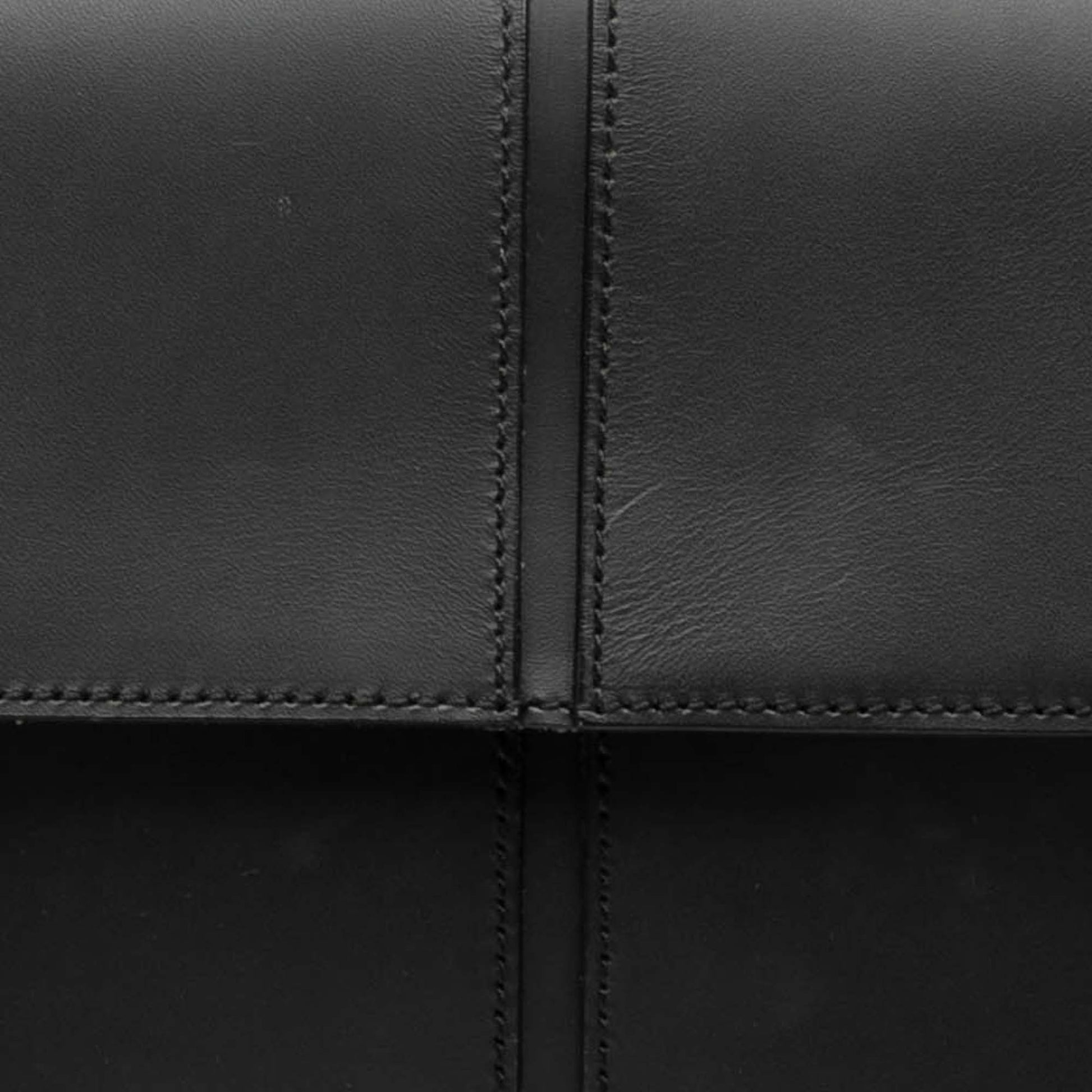 Burberry Leather Flap Shoulder Bag