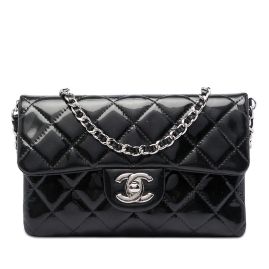 Chanel CC Quilted Patent Flap Crossbody