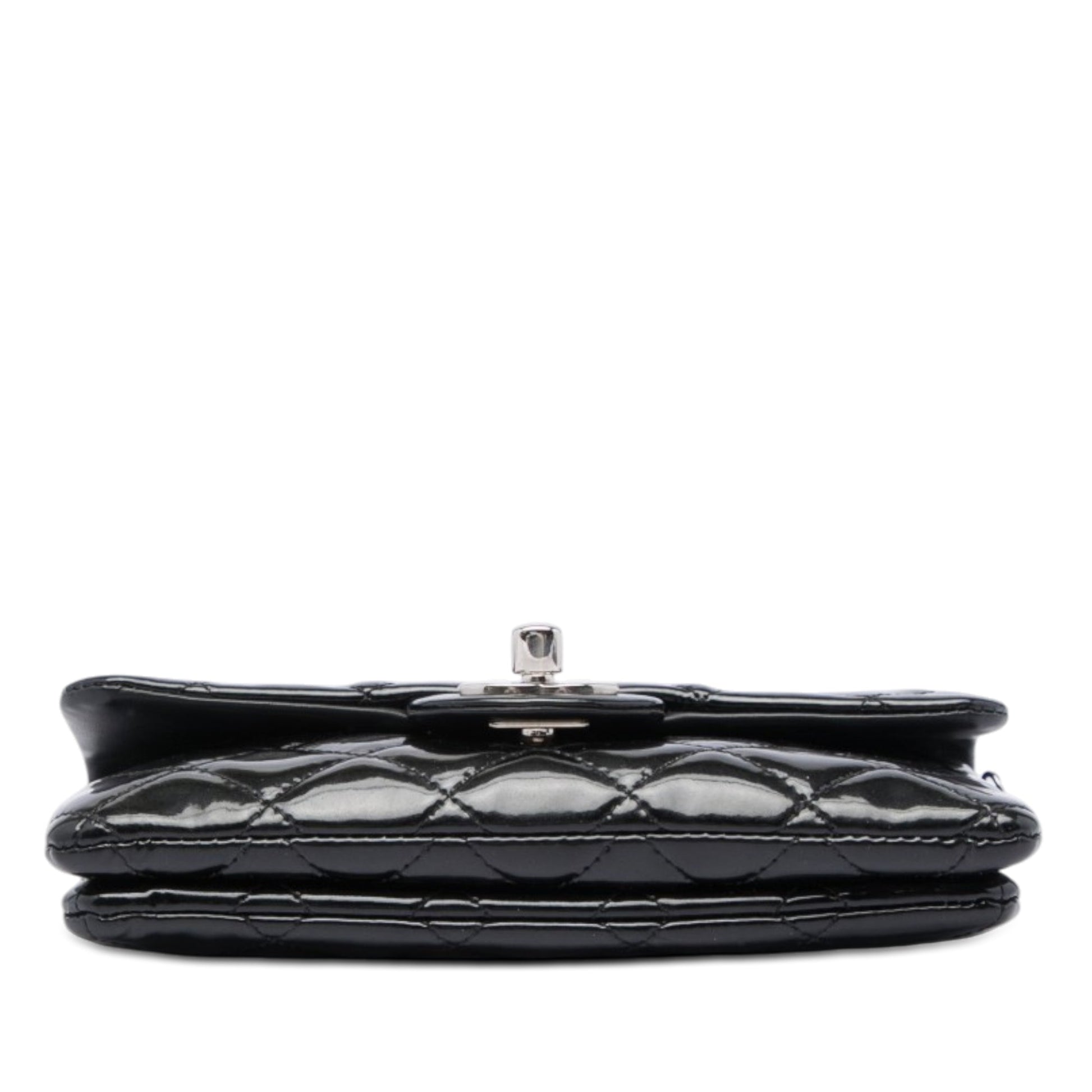 Chanel CC Quilted Patent Flap Crossbody
