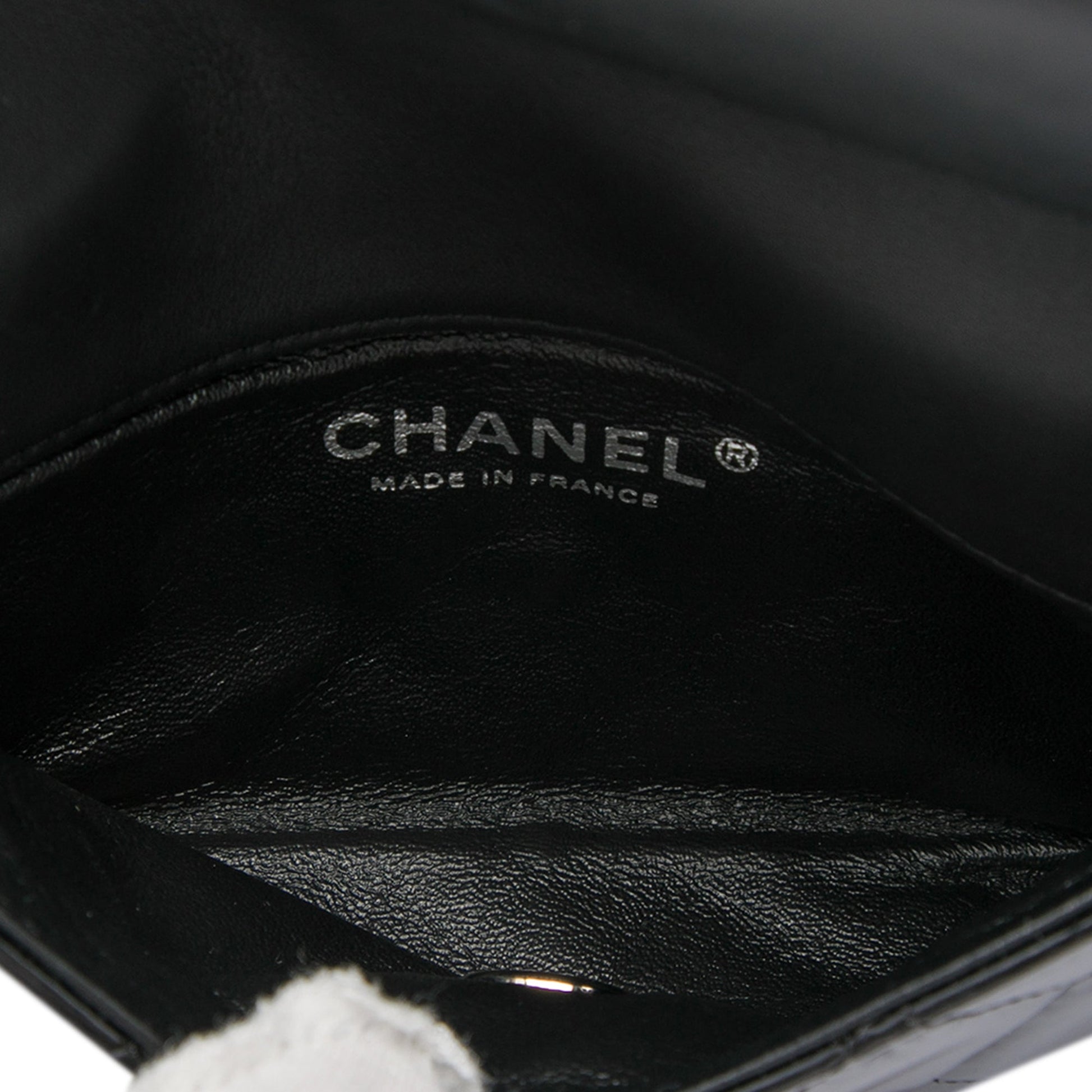 Chanel CC Quilted Patent Flap Crossbody