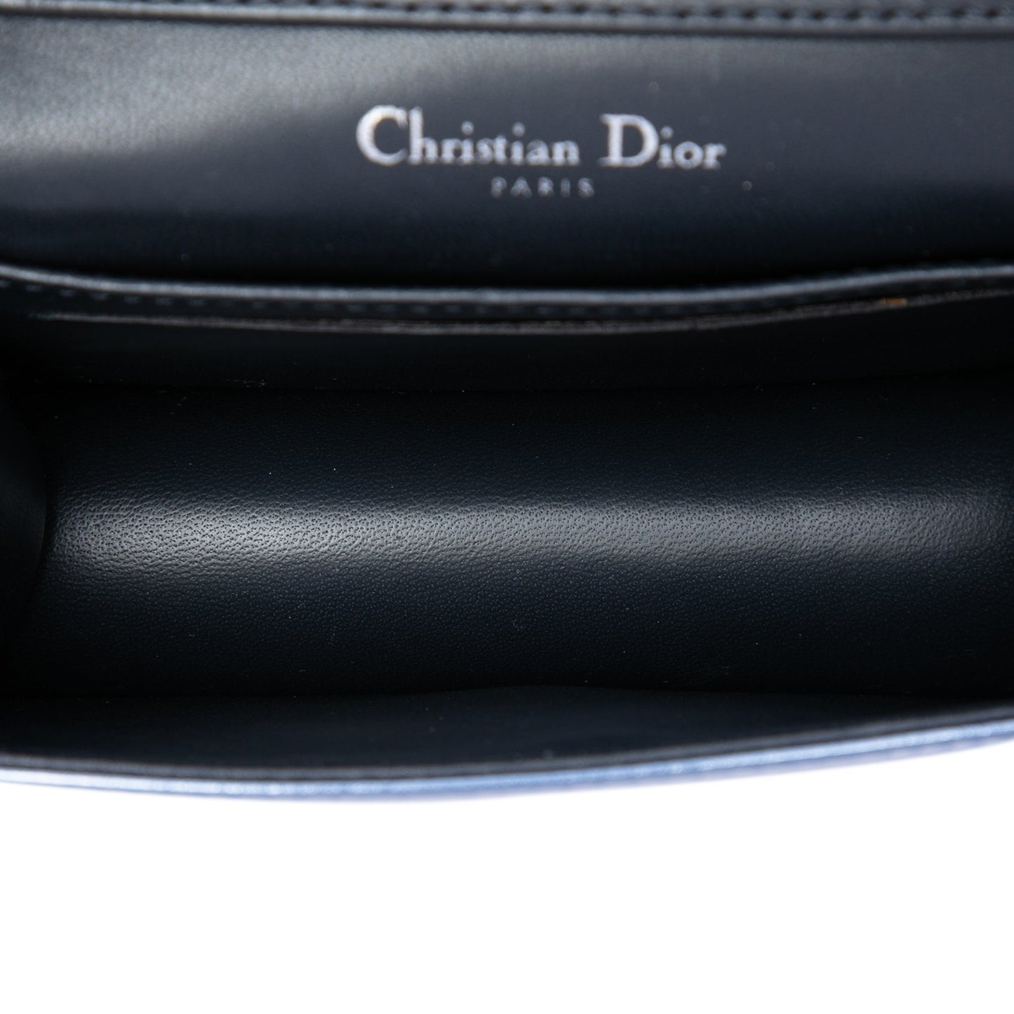 Dior Baby Metallic Patent Microcannage Diorama Flap
