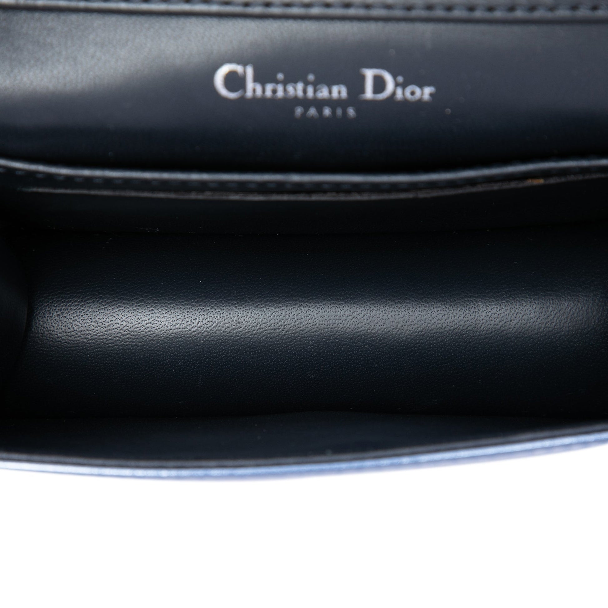 Dior Baby Metallic Patent Microcannage Diorama Flap