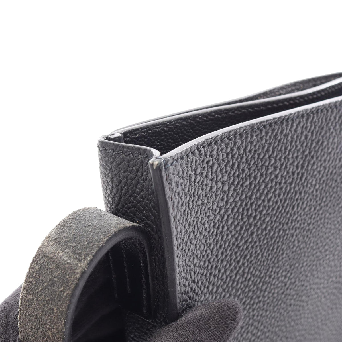Hermès Togo Perspective Cavaliere 21 — Black
